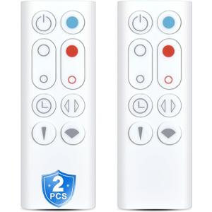 [Pack of 2] Replacement Fan Remote Control fits for Dyson AM09 Hot + Cool Heater Tower Fan (No Battery)