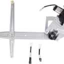 TRQ Front Left Power Window Regulator & Motor Assembly Drivers Side Compatible with 1985-2005 Chevrolet Astro GMC Safari