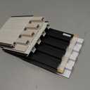 Art3d Slat Wall Panel for Modern Decor, WPC Acoustic Diffuser Panel, Samples 6-Pack 6 x 6in.