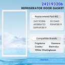 Upgrade 242193206 Refrigerator Fresh Food Door Gasket, Compatible with Frigidaire, Kenmore, Crosley, White-Westinghouse Refrigerators, Replacement Parts Include AP5806733, PS949381, EAP9493819