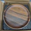 Butter Dish with Lid, 6 inch Clear Glass Domed Cheese Dish with Handle, Large Round Butter Tray with Cover, Cute Dessert Serving Bowl for Table, Kitchen Countertop, Refrigerator