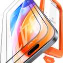 UltraGlass 9H+ Glass for iPhone 13 Pro Max Screen Protector (Military Grade Shatterproof & Longest Durable) Screen Protector 13 ProMax Tempered Glass, 2 Pack