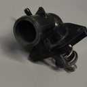 MotoRad 815-207 Engine Coolant Thermostat Housing Assembly - Chevy Silverado 1500 (14-18) Tahoe (15-20) Suburban (14-20), GMC Sierra 1500 (14-19) Yukon (15-20) Yukon XL (15-20)