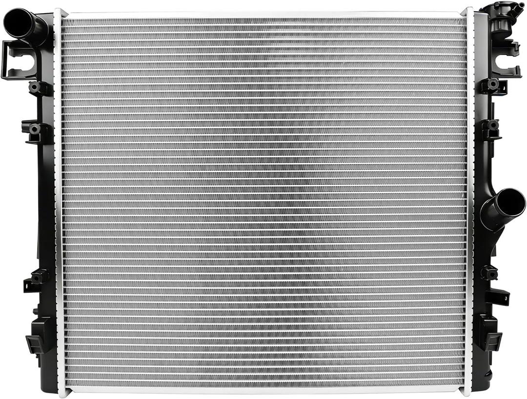 Autoexact Radiator for 2007-2017 Jeep Wrangler 3.6L, 3.8L Gas Model, Engine Radiator Assembly for 2018 Jeep Wrangler JK 3.6L V6 4WD RWD RK1187 Radiator Replacement, 68143886AA, 55056634AB