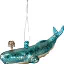 Primitives by Kathy Glass Ornament - Blue Whale