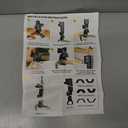 Golf Push Cart Umbrella Holder 180 Degrees Adjustable Golf Trolley Umbrella Holder, Universal Umbrella Stand Attachment for Golf Cart/Stroller/Wheelchair/Bike