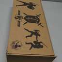 Handmade Wooden Fencing Puppets Toys , Whack A Balloon Strategy Board Game,Balloon Bamboo Man Battle Pre Assembled, Challenge Friends , Game Night Favorite ,Party Games for Groups (with 200 Balloons)