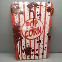 Gejoy Giant Halloween Popcorn Box Bloody Large Fake Popcorn Creepy Carnival Circus Trunk or Treat Car Decorations Kit Clown Circus Scary Balloons for Suv Outdoor Halloween Decor
