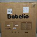 Babelio Baby Gate for Stairs, Kitchen & Doorways, No Bottom Bar| Easy Installation| One-Handed Operation| Auto-Close| Hardware Mount (Drill Needed) Safety Dog Gate (Black - 2 Pcs, 26-43" W, 28" H)