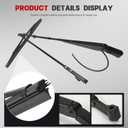 Windshield Wiper Arm Left Driver Side Fits for T600 T600A T800 W900 1985-2015 OE#R23-1035-22 R23-1035-22MAS