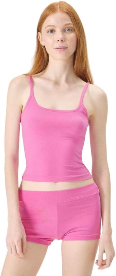 Florence by millsWomensBright Side Classic TankHot PinkXX-Large (Pink, XXL)