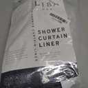 LiBa Waterproof Plastic Shower Curtain - Bathroom Shower Curtain Premium PEVA Non-Toxic with Rust Proof Grommets Frosted 8G Heavy Duty Bathroom Accessories 72x84 - Frosted