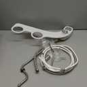 Hot and Cold Bidet, Warm Water Bidet Attachment for Toliet, Non-Electric Warm Bidet with Adjustable Water Pressure, Dual nozzle Rear and Feminine Wash - Self cleaning (Silver)