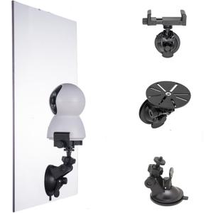 LamYHeng Window Mount for Security Camera,Rotating Suction Mount Bracket,Compatible with Universal Security Cameras Monitor (2)