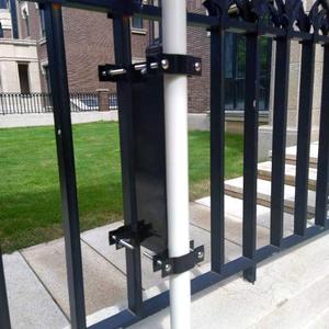 HIFLAME Deck Umbrella Clamp Outdoor Universal Patio Umbrella, Torch Mount Holder Attaches to Railing Maximizing Patio Space