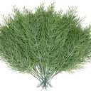 WEISPARK Artificial Pine Leaves Branches, 30pcs 13.7 Inches Fake Greenery Pine Sprigs Faux Stems Picks for DIY Christmas Garland Wreath Embellishing and Home Garden Decoration