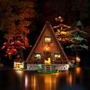 LED Lighting Compatible with Lego A-Frame Cabin 21338, Light Kit Compatible with Lego 21338, Giving Light to Model, NOT Included The Model Set?Standard Version?