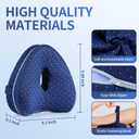 Alignment Pillows for Side Sleepers, Side Sleeper Leg Support,Hip Alignment Pillow for Legs/Hips/Buttocks/Back (Gray)