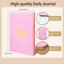Gratitude Journal for Women & Men Daily Mindfulness Journal with Positivity Tracker, Happiness Exercises, and Guided Reflective Writing Self-Care Journal for Personal Growth (Pink)