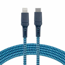 Cell Candy 10 Ft Braided Charge For Apple Lightning, Blue