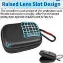 Mini Carrying Case, Hard Protective Case Travel Portable Storage Case Shell for Hero11/10/9/8/7/6/5, DJI Osmo Action 3/4 ACTION 5, YI Action Camera and More (Black