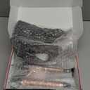 Ufree 5 in 1 Curling Iron with Interchangeable Ceramic Barrels (0.35"-1.25"), Curling Wand Set with Flat Iron Hair Straightener, Instant Heat Up, Dual Voltage Hair Curler, Gifts for Women (Rose Gold)