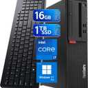 Lenovo ThinkCentre SFF Desktop M710s PC Win11, Intel Core i7-6700, 16GB RAM, 1TB SSD, Keyboard & Mouse