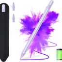 Stylus Pen for iPad 2018-2025 with Palm Rejection, Apple Pencil for Pad11th/10th/9th/8th/7th/6th Gen, iPad Pro 11/12.9 inch, New iPad Air 2025 11&13-inch(M3/2) /5th/4th/3th Gen, iPad mini 6th/5th (Light Purple)