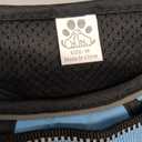 PoyPet Dog Harness and Leash Combo, Escape Proof No Pull Vest Harness, with 5 Feet Leash, Reflective Adjustable Soft Padded Pet Harness with Handle for Small to Large Dogs(Blue,M)