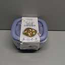 Bentgo Salad Container - 54 oz Bowl with 4-Compartment Toppings Tray, Leak-Proof Dressing Container, Reusable Fork, BPA-Free Lunch Box for Meal Prep & Food Storage; Removable Bento Tray (Slate)