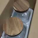 Mustry Glass Drink Dispenser for Parties, 1 Gallon Beverage Dispenser with Spigot Solid Stainless Steel, Used as Lemonade Dispenser Sun Tea Jar Kombucha Jar, Set of 2 (Double)