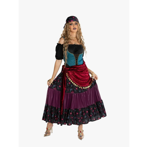 Morph Gypsy Costume Womens Fortune Teller Costume Women Fortune Teller Outfit Halloween XL