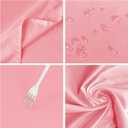 IVAPUPU 2PCS Blush Pink Table Cloth for Rectangle Table - 60 x 102 Inch Tablecloths Rectangular Waterproof Washable Wrinkle Resistant for 6 FT Tables Wedding Cocktail Party