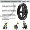 308451053 Pressure Washer Cart Replacement Wheel 308451067Compatible with RyobiHomeliteBlackMax Pressure Washer (12 x 1.75 1/2 Hub) -2 pack