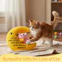 Memorial Gifts Loss of Cat - Moon Stuffed Animals Sympathy Gift Cat Loss Love One Plush for Grieving Pet Owner Lover Women Emotional Support Stuffed Animal 11 Inch