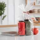 2 x joybest 500 Pcs Cellophane Gift Bags, 9x12 inches Clear Plastic Treat Goodie Bags with Twist Ties for Mugs, Gift Wrapping, Party Favors