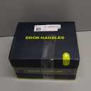 Antique Brass Door Knobs Interior Privacy Door Knob for Bedroom and Bathroom,Zinc Alloy 4 Pack