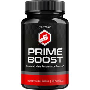 LIVORKA Prime Boost Pills - Prime Boost Supplement Pills for Men, PrimeBoost Capsules, Maximum Strength All Natural Premium Support Formula for Overall Health & Wellness, 60 Capsules for 1 Month