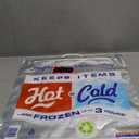 | Insulated Thermal Cooler, Grocery Size, Red/Blue