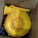 Inflatable Bounce House for Kids, 14.3 x 12.5 FT Bouncy Castle Jumper Slide with 520W Blower, Basketball Hoop, Throwing Ball Game, Ball Pits, Red