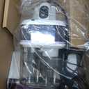 Mxnsewr Mattress Vacuum Cleaner, Ultrasonic Bed Vacuum Cleaner with 18Kpa Strong Suction, 150°F Heat & 253.7nm UVC Light, Intelligent Dual Cup, OneClick Dust Removal for Bed, Sofa, Pet Hair, White