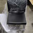 Flash Furniture Hercules Series Contoured Stacking Chairs for Waiting Rooms and Offices, Ergonomic Lobby Chairs with Curved Back, Set of 5, Black