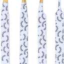 M LASH Tweezers for Eyelash Extensions (Set of 4) - Professional Lash Extension Tweezers - Fiber Tip, Japanese Steel, Diamond Grip Eyelash Extension Tweezer set (WL)