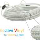 Petest 30ft Reflective Tie-Out Cable for Heavy Dogs Up to 125 Pounds