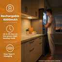 SOCHER Battery Operated Motion Sensor Magnetic Ceiling Light,, 1 Pack