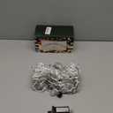 Hezbjiti Outdoor Christmas Lights, 400LED Ice Lights 33FT LED Fairy String Lights with 8 Modes and 75 Drops for Eaves, Party, Yard, Garden DecorWarm White