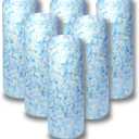 BOXIN 30lbs Shredded Memory Foam Filling for Bean Bag Filler, Soft and Convenient Pillow Stuffing Foam for Couch Cushion, Dog Bed, Chair, Arts & Crafts, Added Gel Particles (White)