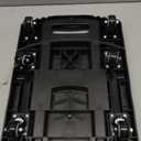 Folding Hand Truck 500lbs, Portable Heavy Duty Dolly Cart, 6 Wheels Collapsible Luggage Cart with 2 Elastic Ropes - Compact Trolley Cart for Easy Moving - Ideal Hand Cart for Travel and More (17, Black)