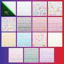 4 x 15 Sheet Face Gems Rhinestone -SELF ADHESIVE- Rhinestones for Eyes Face Body Nails, Face Glitter, Nail Gems Rhinestone, Face Jewels Rhinestone for Party, Rave Festival, Make up