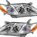 RAREELECTRICAL New Headlight Compatible With Toyota Camry Le Sedan 2007-2009 By Part Number 81130-06202 8113006202 81170-06202 8117006202 To2519105 To2518105